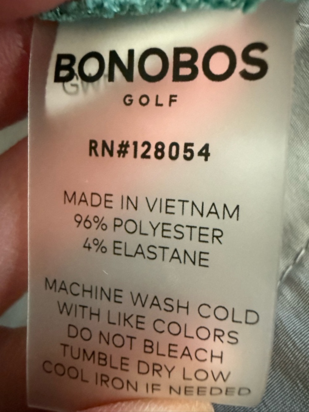 BONOBOS Golf Shorts Performance Stretch Breathable‎ Green Sporty Preppy 33 - Picture 8 of 9